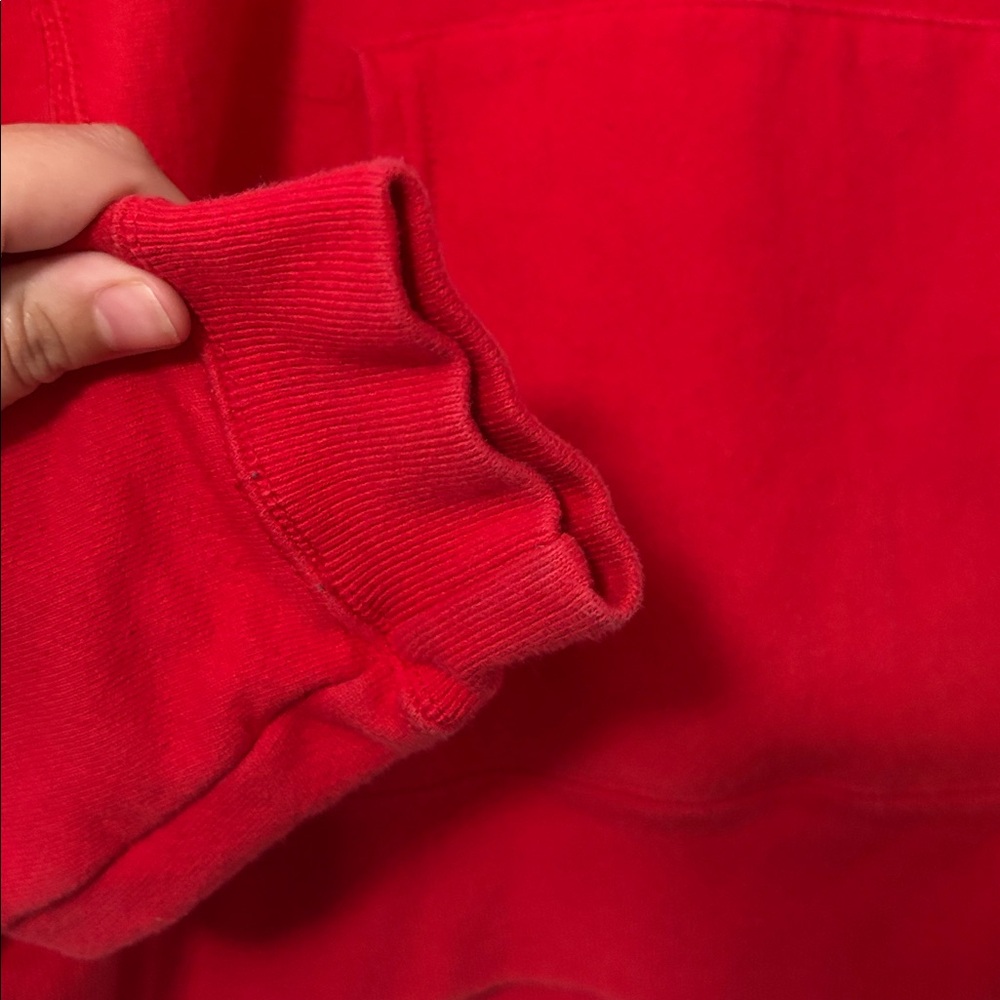Champion reverse weave women’s red hoodie size: M - Picture 3 of 6